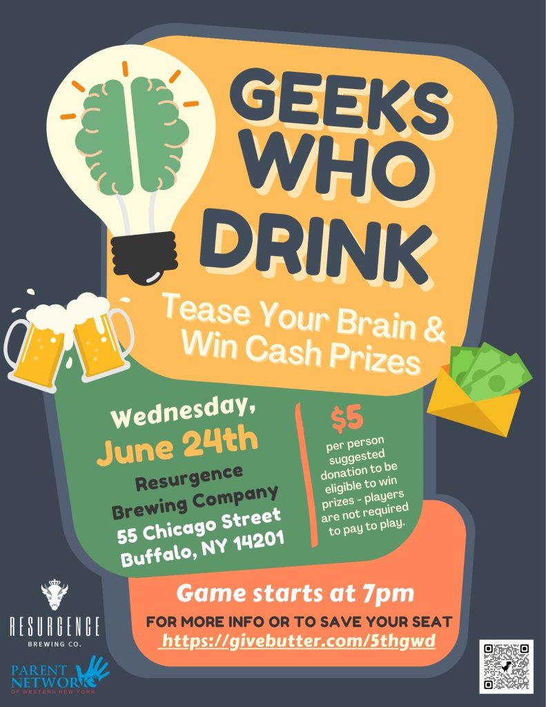 Geeks Who Drink flyer