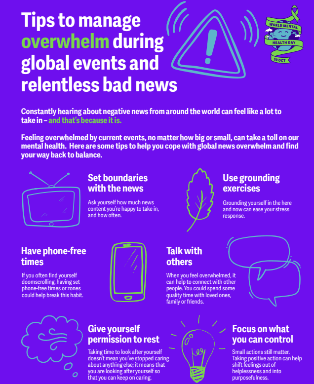 tips to manage overwhelm