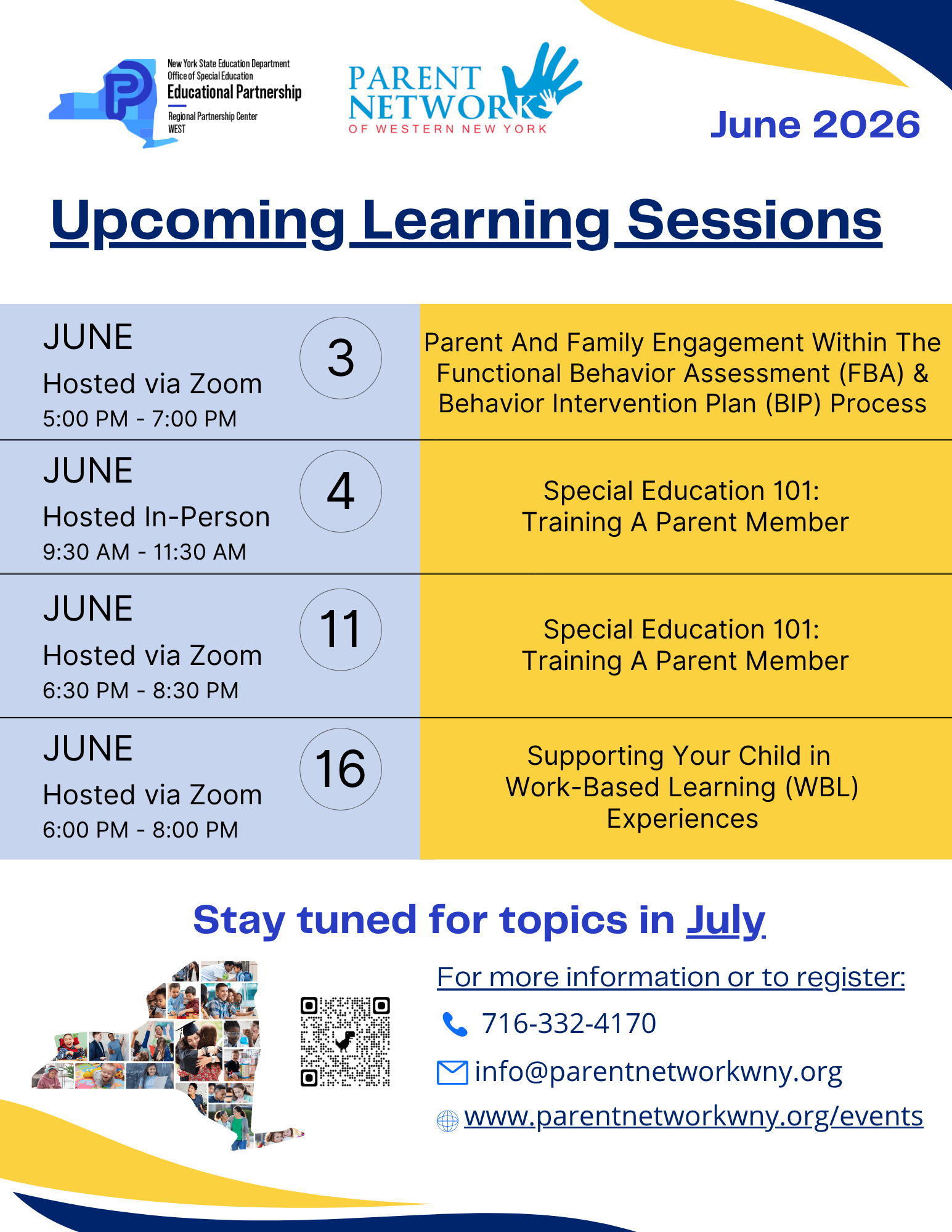 July NYSED